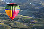 Hot air balloon over Yarra Valley